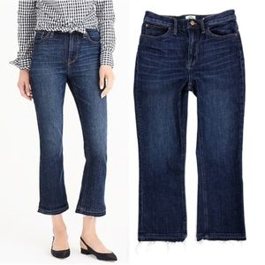 J Crew Billie Demi Boot Crop Released Hem Jeans